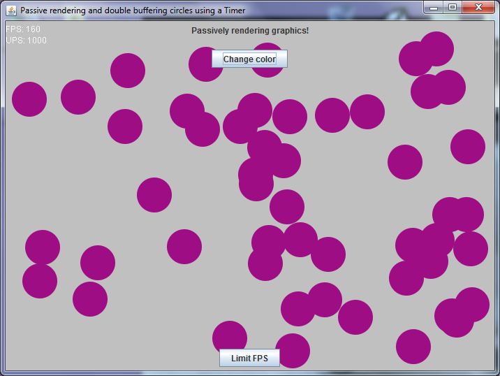 Screenshot of PassiveCircles example